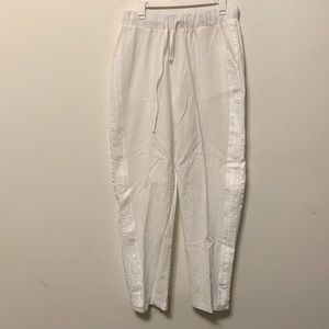 NWOT White linen pants